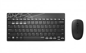  ( + ) RAPOO 8000 Wireless Mouse & Keyboard Combo Black 3