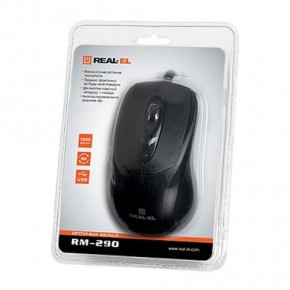  REAL-EL RM-290, USB, black 5