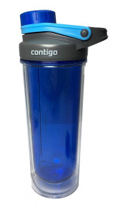 Contigo Shake & Go Fit Shaker Bottles 24oz Deep Sea Blue