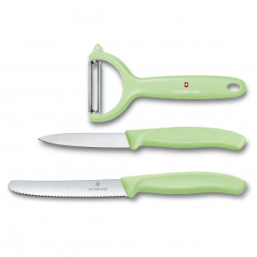  Victorinox Swiss Classic Trend Colors Paring Knife Set with Tomato and Kiwi Peeler - (6.7116.33L42)