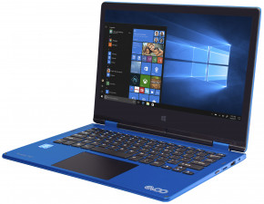  Evoo TEV 2in1 Laptop 11.6 4/32GB N3350 (TEV-L2IN1-116-2-BL) Blue