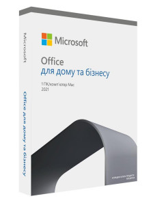   Microsoft Office Home and Business 2021 Ukrainian Central/Eastern Euro Only Medialess (T5D-03556)
