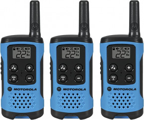  Motorola T100TP Talkabout Radio Blue,  3 