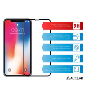   ACCLAB Full Glue Apple iPhone 11/XR Black (1283126508196) 3