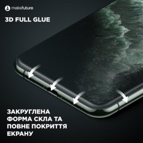   MakeFuture  Apple iPhone SE 2020 Black 0.33mm 3D (MGD-AISE20) 5