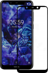     Mocolo 2.5D Full Cover Tempered Glass Nokia 5.1 Plus Black