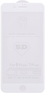   Toto 5D Cold Carving Tempered Glass iPhone 7 Plus/8 Plus White 3