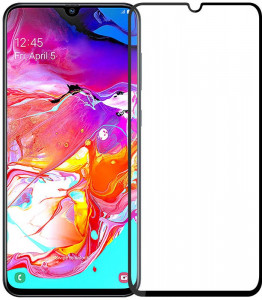   Toto 5D Full Cover Tempered Glass Samsung Galaxy A70 (A705) Black