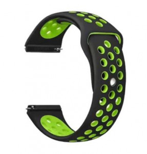  Nike Style BeCover  Xiaomi iMi KW66 / Mi Watch Color / Haylou LS01/LS02 / Haylou Smart Watch Solar LS05 Black-Green (705802)