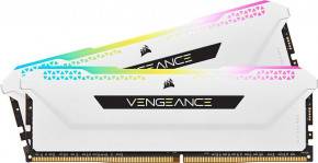   DDR4 2x8GB/3600 Corsair Vengeance RGB Pro SL White (CMH16GX4M2D3600C18W)