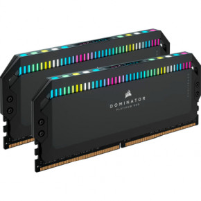    DDR5 64GB (2x32GB) 6600 MHz Dominator Platinum RGB Black Corsair (CMT64GX5M2B6600C32) 3