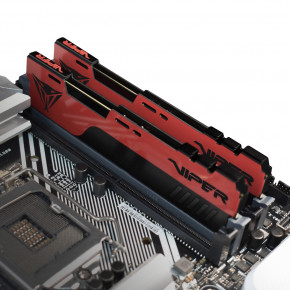   Patriot DDR4 Viper Elite II 8GB 2666 MHz CL16 (Kit of 2x4096) DIMM Black/Red (PVE248G266C6K) 6