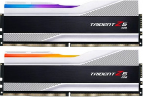   G.Skill Trident Z5 RGB Silver DDR5-6400 96GB (2x48GB) CL32-39-39-102 1.35V Intel XMP