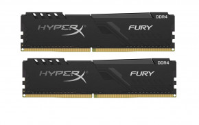  Kingston DDR4 24GB/2666 HyperX Fury Black (HX426C16FB3K2/8)