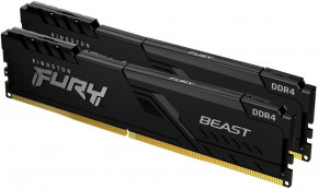   Kingston DDR5 16GB KIT (8GBx2) 6000 FURY Beast Black (KF560C40BBK2-16) 3