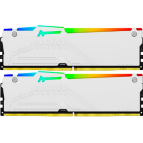     DDR5 64GB (2x32GB) 5200 MHz Beast White RGB Kingston Fury (ex.HyperX) (KF552C36BWEAK2-64) 3