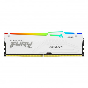  ' Kingston FURY Beast White RGB DDR5-5200 64GB (2x32GB) CL40-40-40 1.25V XMP 3