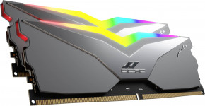   DDR5  32Gb 6200MHz (2*16Gb) OCPC PISTA RGB C36 Titan, Retail Kit (MMPT2K32GD562C36T) 3