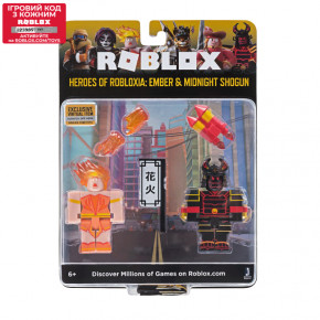    Jazwares Roblox Game Packs Heroes of Robloxia:Ember&Midnight Shogun W4 (ROG0121) 3