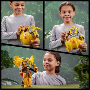 Hasbro Transformers Rise of The Beasts Movie Bumblebee 2-in-1 Converting Roleplay Mask Action Figure (F4121_F4649) 5