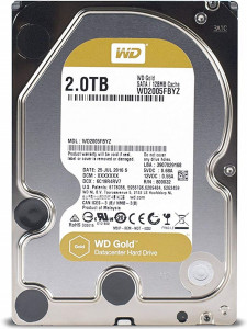   3.5 2TB Western Digital Gold 7200rpm 128MB SATAIII (WD2005FBYZ)