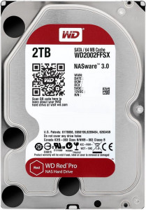    Western Digital 3.5 SATA 3.0 2TB 7200rpm 64MB Red Pro (WD2002FFSX) (0)