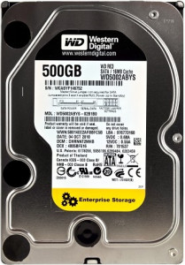   3.5 500GB Western Digital RE3 7200rpm 16MB SATAII (WD5002ABYS) Refurbished