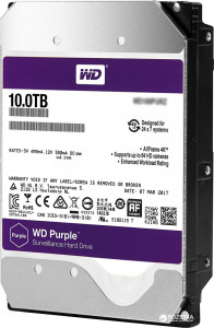  HDD SATA 10.0TB WD Purple 7200rpm 256MB (WD101PURZ)