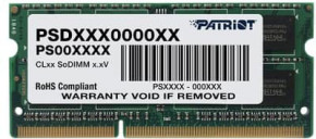    Patriot DDR3 1600 4GB (PSD34G1600L2S)
