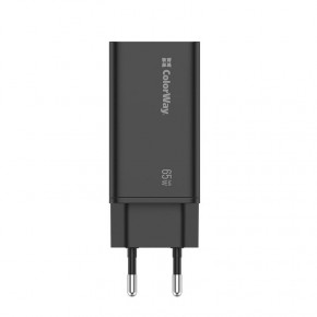    ColorWay GaN3 Pro Power Delivery (2USB Type-C PDx3A;1USBx3A) Black (CW-CHS039PD-BK) 7