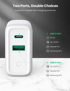    UGREEN CD170 36W USB + Type-C Charger () 5