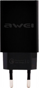    Awei C-820 Travel charger 1USB 2.0A QC 3.0 Black (3)
