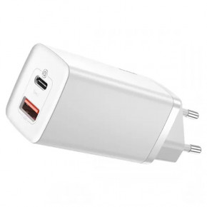  Baseus GaN2 Lite QC (Type-C/USB 65W) with Type-C Cable (CCGAN2L-B01) White