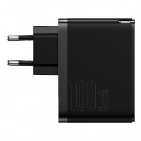    Baseus GaN5 Pro 2 , USB + Type-C 100W  +  Baseus Mini White Cable Type-C to Type-C 100W(20V/5A) 1  (CCGP090201) 3