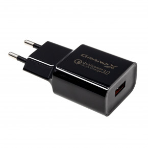    Grand-X Charge Q3.0 Black (CH-350BM) + cable MicroUSB