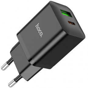  Hoco N28 Founder 20W Type-C + USB Black 3