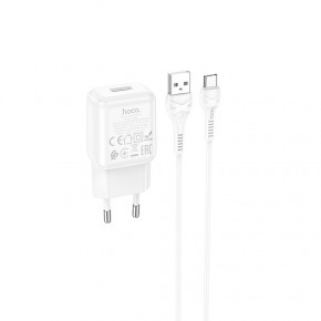    Hoco C96A charger set(Type-C) White (6931474766038)