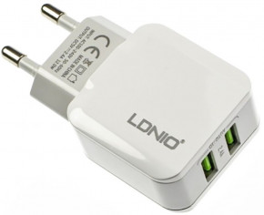    Ldnio A2202 Travel charger 2USB 2.4A White