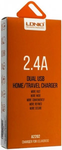   Ldnio A2202 Travel charger 2USB 2.4A White 3