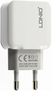    Ldnio A2202 Travel charger 2USB 2.4A White 4