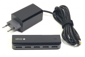    PowerPlant UB-860 5USB 7.2A Black (SC230051)