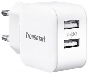   Tronsmart W02 Dual Port USB Wall Charger White