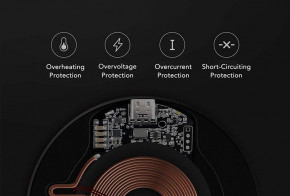     Xiaomi ZMI LevPower X Wireless Charging Pad Black_ (8)