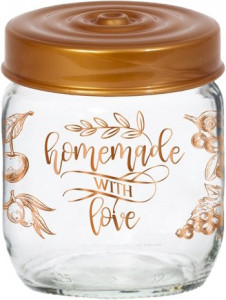   Herevin Decorated Jam Jar-Homemade With Love 0.425  (171341-072) (0)