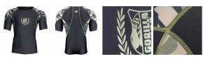  Gorilla Wear Cypress Rashguard Short Sleeves Army Green Camo XL (4384302118)