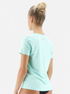   TYR Womens SunDefense Short Sleeve Shirt, Mint, L (TSFSS7A-332-L) 5