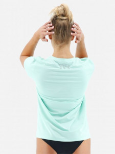   TYR Womens SunDefense Short Sleeve Shirt, Mint, XL (TSFSS7A-332-XL) 7