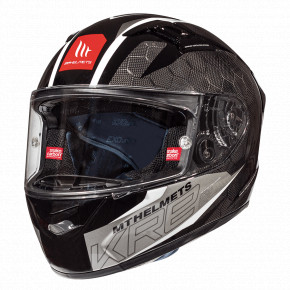  MT Helmets KRE GLOSS SNAKE CARBON 2.0 Grey S 5
