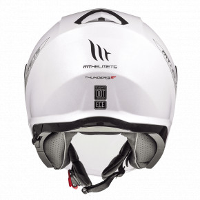  MT Helmets Thunder 3 Jet Solid Gloss White XXL 3