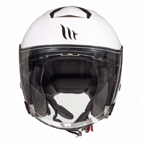  MT Helmets Thunder 3 Jet Solid Gloss White XXL 4